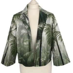 Dries Van Nolten Women's Dinner Jacket $1100 40 Muted Tropics